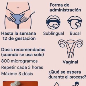 cómo se usa el misoprostol en casa